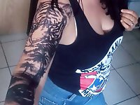 A collection featuring rubber outfits, penises, and abundant semen in a CFNM scenario