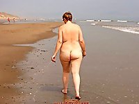 View my plump mature woman as she poses in the open air.