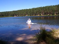 Lory with two fingers in her vagina