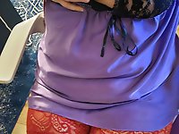 Women of mature age having sex at their workplace.