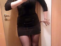 Delightful lass is masturbating herself