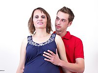 Hairy housewife fucking hard and long