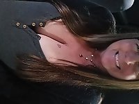 Lady is baring it all on pictures