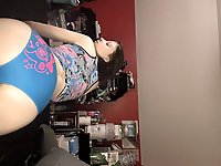 Sensuous older damsel having soaked slit